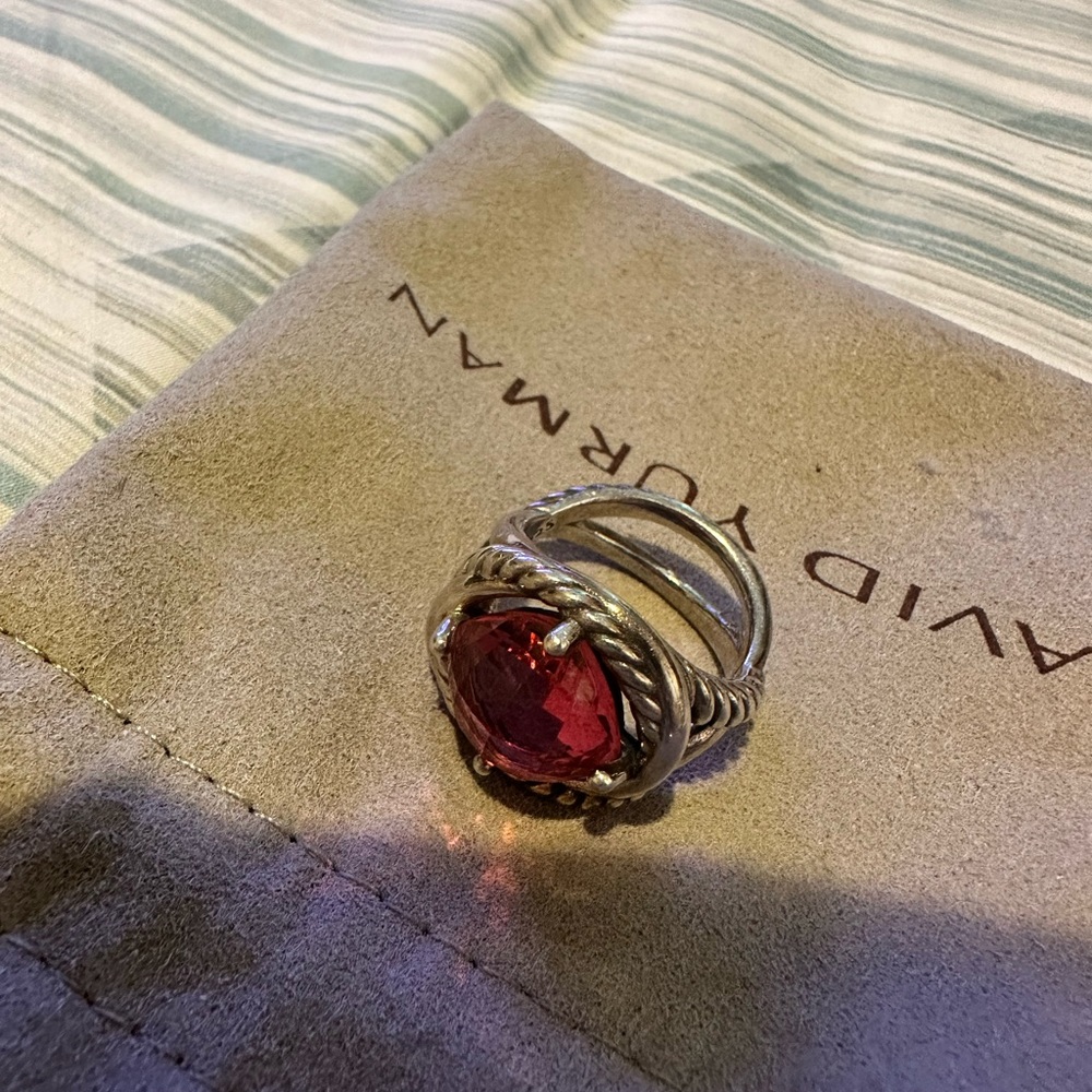 David Yurman infinity ring.
